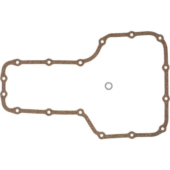 Oil Pan Gasket Set - Compatible with 2003 - 2008 Toyota Matrix 1.8L 4-Cylinder 2004 2005 2006 2007
