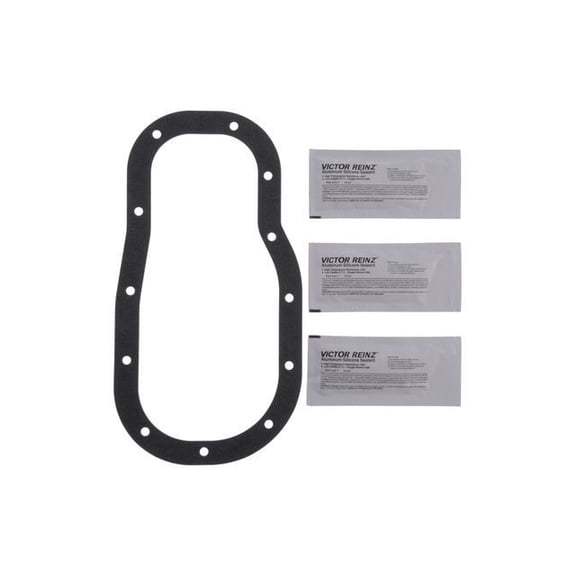 Oil Pan Gasket Set - Compatible with 2007 - 2014 Toyota FJ Cruiser 4.0L V6 2008 2009 2010 2011 2012 2013