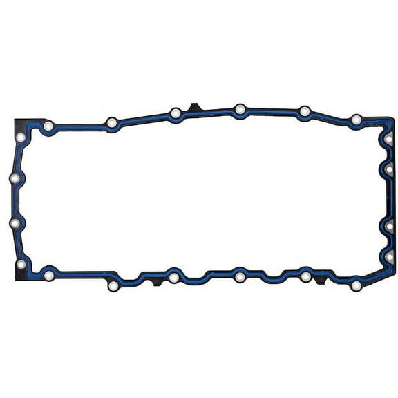 Oil Pan Gasket Set - Compatible with 2011 - 2022 Ford F-250 Super Duty 6.2L V8 2012 2013 2014 2015 2016 2017 2018 2019 2020 2021