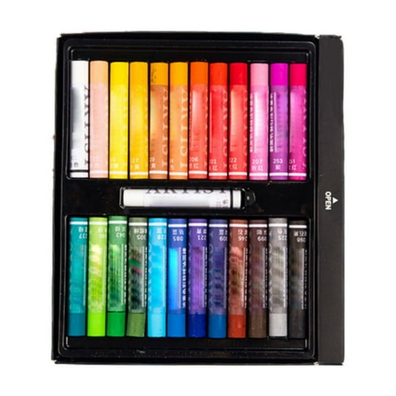 Oil Pastel Crayons,Soft Oil Pastels Set,Vibrant Colors Oil Pastels for Artists Beginners Adults - Smooth Oil Pastel Crayons for Art Supplies, Painting, Drawing, Blending, Layering, Shading(24pc)