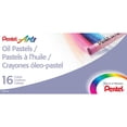 thumbnail image 1 of Oil Pastel Set With Carrying Case, 16 Assorted Colors, 0.38" Dia X 2.38", 16/pack | Bundle of 5 Sets, 1 of 2