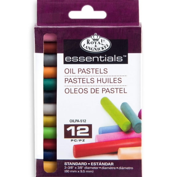 Royal & Langnickel Oil Pastels 12/Pkg-Assorted Colors