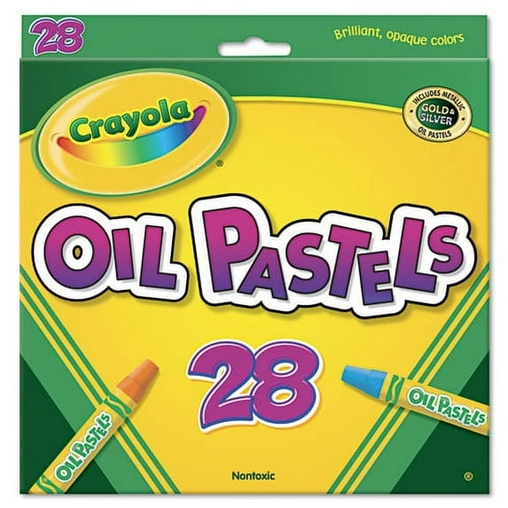 Oil Pastels, 28 Assorted Colors, 28/pack | Bundle of 2 Packs