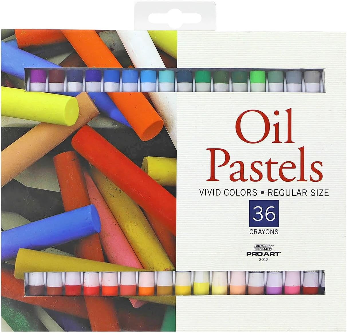 Oil Pastels Regular Vivid Color 36pc, Soft & for Artists, Artist Crayons Drawing Sketching, Pastel Art Supplies Adults