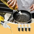 thumbnail image 1 of Oil Pour Spout Dispenser, Leak Proof Olive Oil Bottle Pourer, Food Grade Rubber Nozzle, Kitchen Tool, 2 Pack, Suitable for Olive Oil, Vinegar, Wine Bottles, 1 of 3