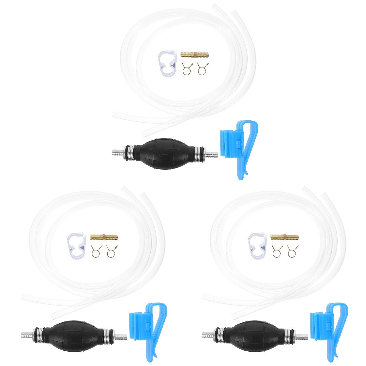 Oil Pump Set 3 Sets Kerosene Air Hose Pipe Manual Water Waterhose