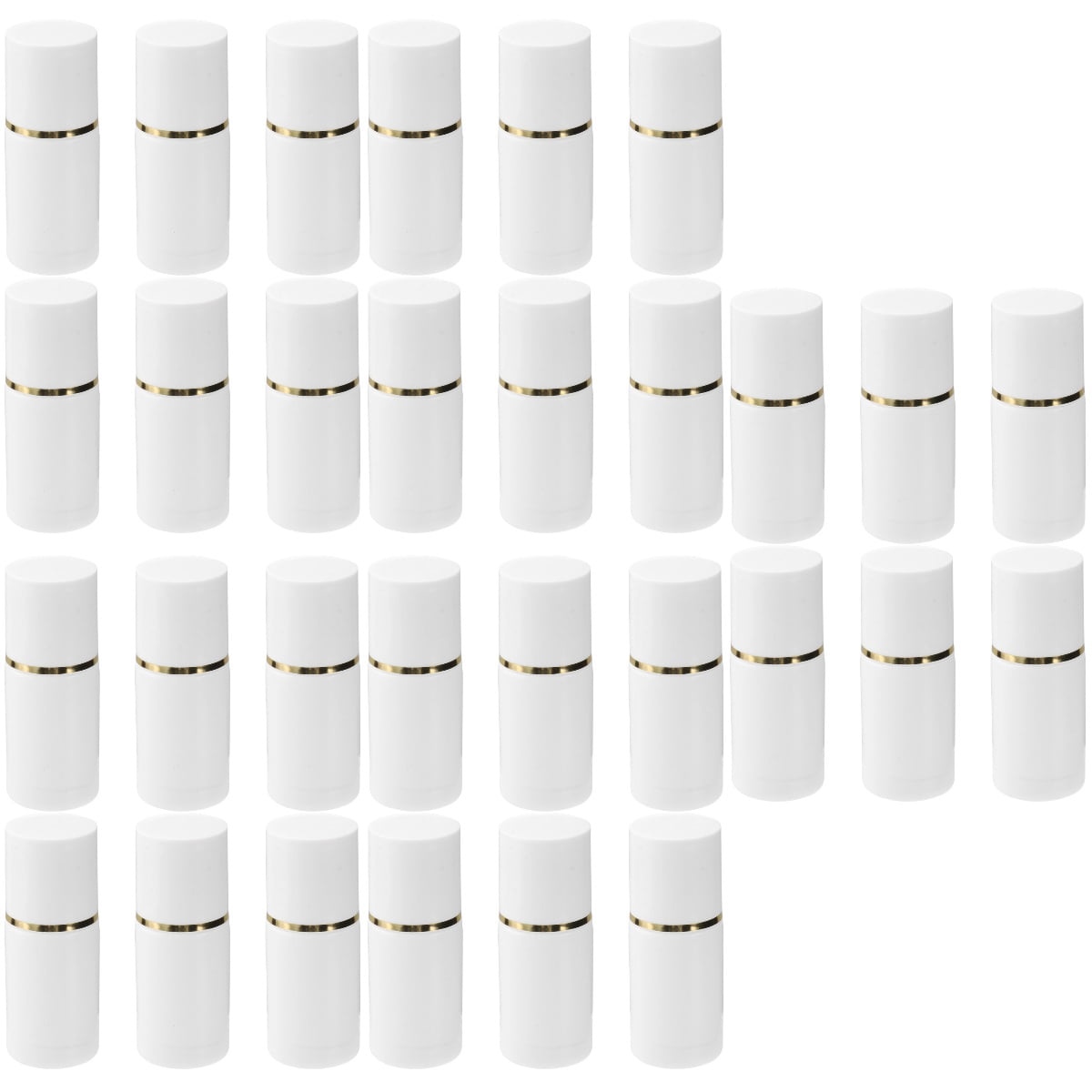 Oil Refillable Bottles 30 Pcs Smudge External Use Sponge Sub Liniment White Travel