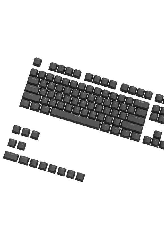 Oil Resistant ABS Keycaps 117-Key OEM Profile Ensuring High Visual in Low Light for Mechanical Keyboards