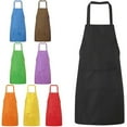 thumbnail image 1 of Oil-Resistant Solid Color Protective Apron for Home and Restaurant Kitchen Cooking, 1 of 6