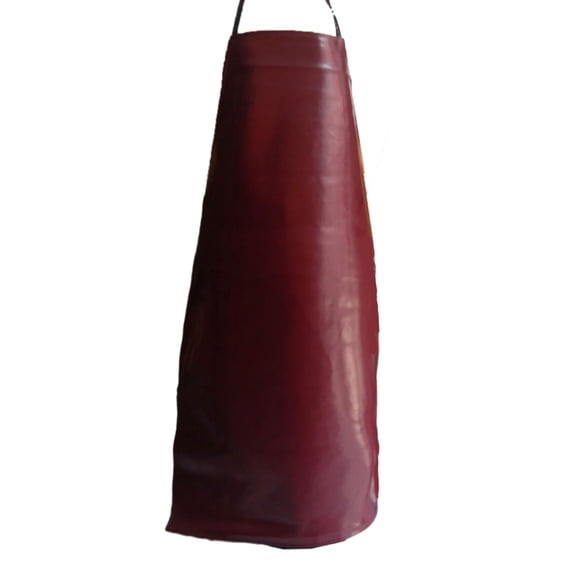 Oil Resistant Waterproof Kitchen Work Apron PVC Leather Construction Easy Maintenance Cooking Apron for Professional
