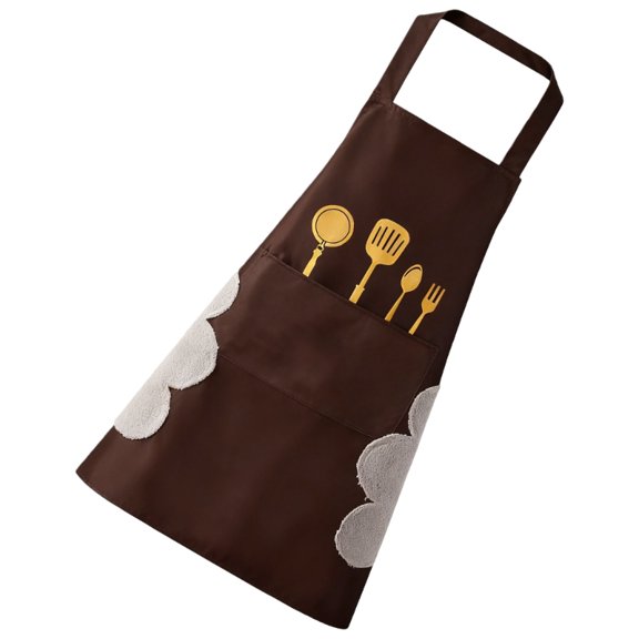 Oil Resistant Waterproof PVC Apron For Kitchen Spills Durable Comfortable Design