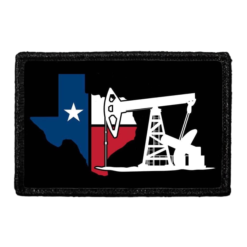 Oil Rig - Texas Flag - Removable Patch - Walmart.com