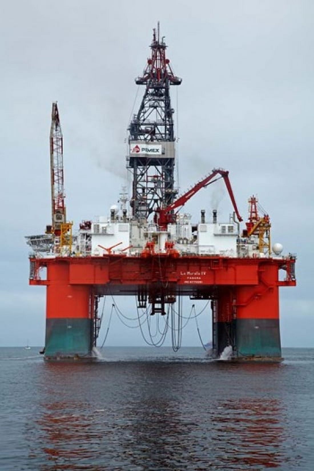 Oil Rig Walvis Bay Namibia Africa Canvas Art - David Wall DanitaDelimont (18 x 24)