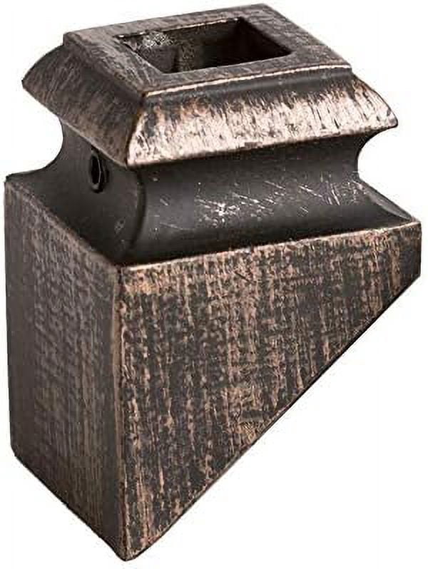 Oil Rubbed Bronze 16.3.17 Angled Base Shoes for 9/16 inch Round Iron ...