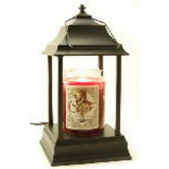 Oil Rubbed Bronze Carriage Candle Warmer Gift Set - Warmer and Courtneys 26oz Jar Candle - LAVENDER PEARLS
