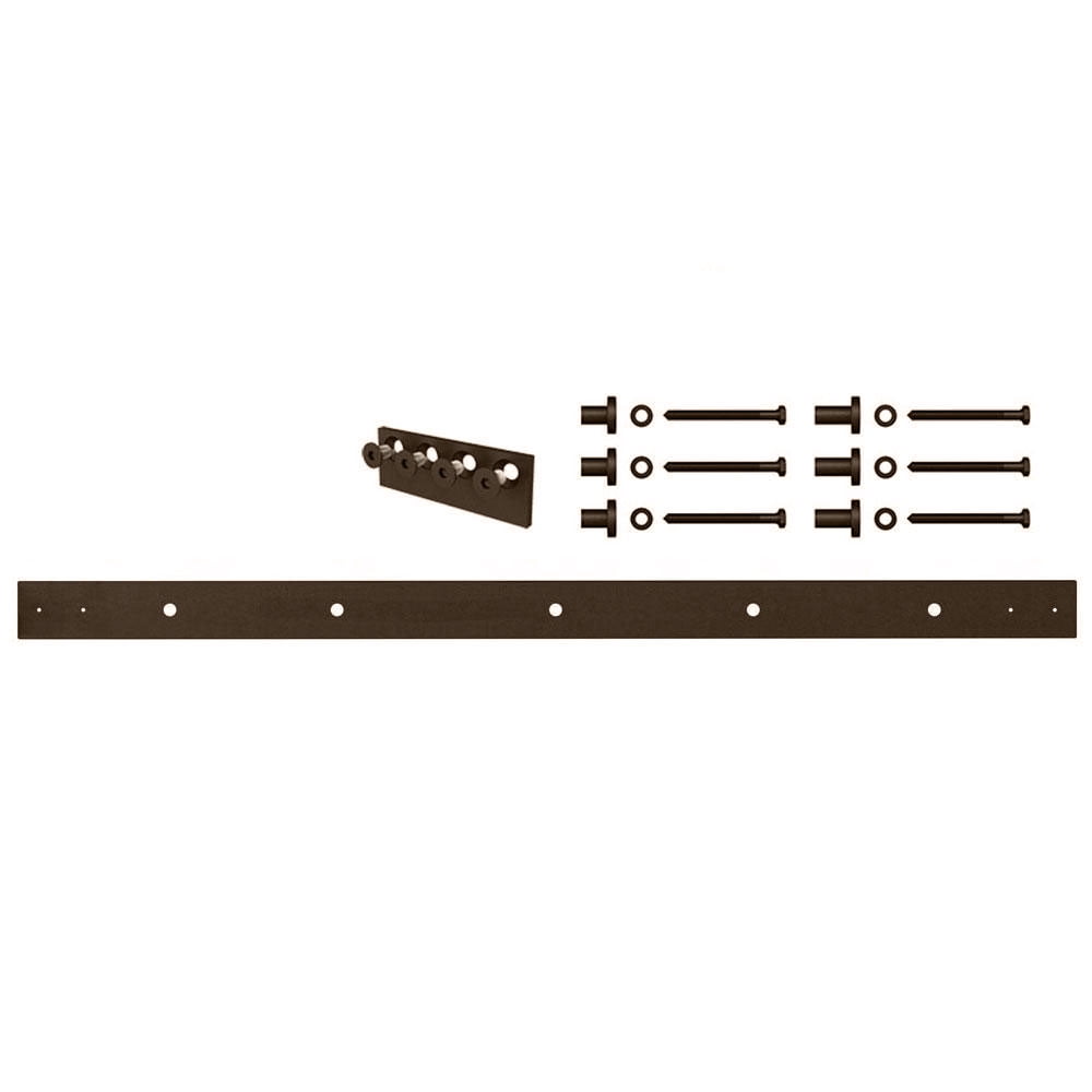 Oil Rubbed Bronze 4 ft Extension Rail Kit for Mini Sliding Barn Doors