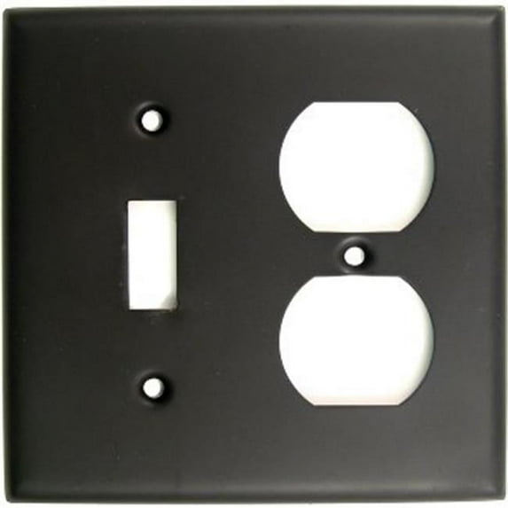 Oil Rubbed Bronze Double Switch And Recap Switch Plate