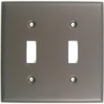 thumbnail image 1 of Oil Rubbed Bronze Double Switch Plate, 1 of 1