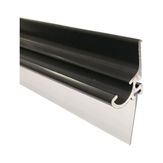 Oil Rubbed Bronze Framed Shower Door Replacement Drip Rail with Vinyl Sweep - 30" Long