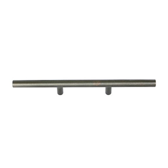 Oil Rubbed Bronze Hardware Euro Style Bar Handle Pull - 3" Hole Centers, 8-3/4"" Overall Length