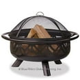 thumbnail image 1 of Oil Rubbed Bronze Outdoor Firebowl With Geometric Design, 1 of 1