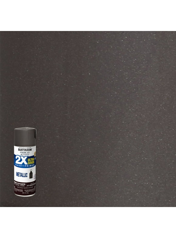 Oil Rubbed Bronze, Rust-Oleum American Accents 2X Ultra Cover Metallic Spray Paint-327906 , 12 oz Single/ Each