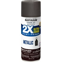 Oil Rubbed Bronze, Rust-Oleum American Accents 2X Ultra Cover Metallic Spray Paint-327906 , 12 oz Single/ Each
