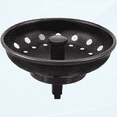 thumbnail image 1 of Oil Rubbed Bronze Sink Drain Strainer Basket for Standard 3-1/2 inch Sink, 1 of 5