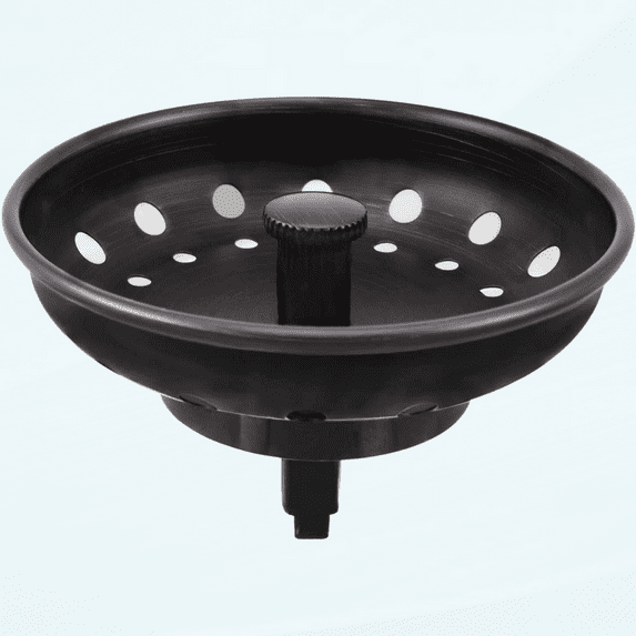 Oil Rubbed Bronze Sink Drain Strainer Basket for Standard 3-1/2 inch Sink
