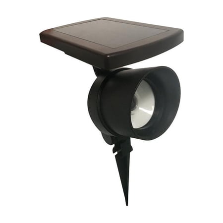 Oil Rubbed Bronze Solar Powered LED Spotlight