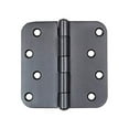 thumbnail image 1 of Oil Rubbed Bronze Stainless Steel Door Hinges - 4" with 5/8" Radius - Non-Removable Pin - Highly Rust Resistant - 3 Pack, 1 of 1