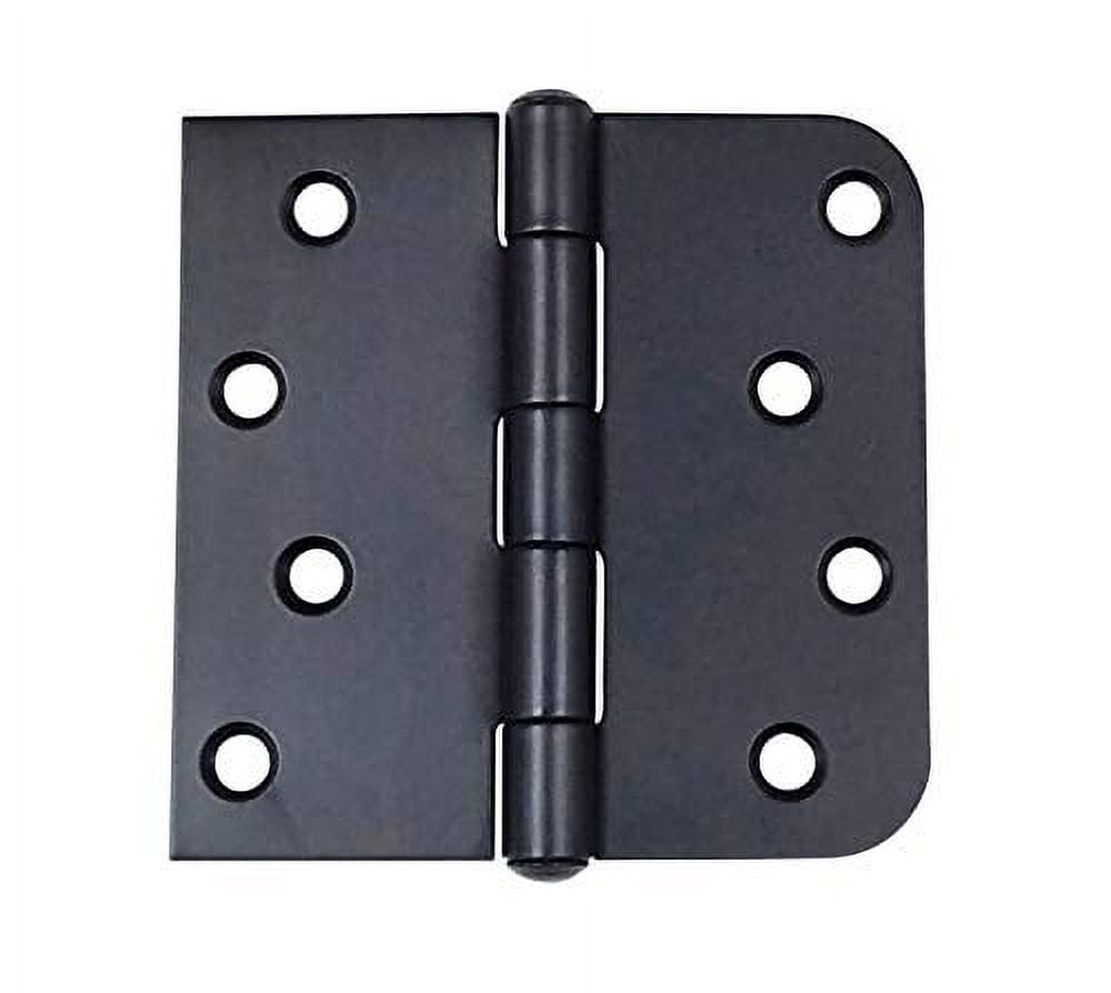 Oil Rubbed Bronze Stainless Steel Door Hinges - 4" with 5/8" Square Radius