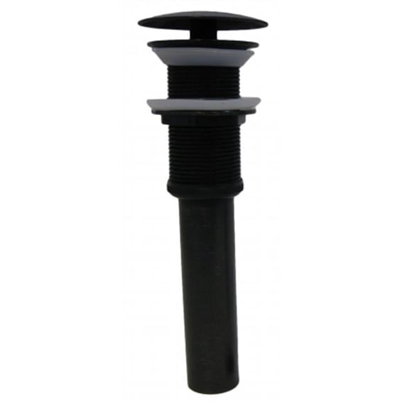 Oil Rubbed Bronze Umbrella Drain, Less Overflow