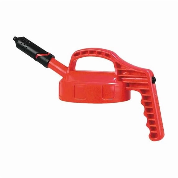 Oil Safe Mini Spout Lid,Red,Plastic,7 1/2 in H 100408