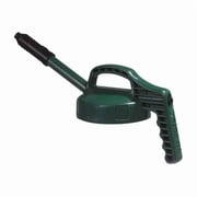 Oil Safe Stretch Spout Lid,w/0.5 In Out,Dk Green 100303