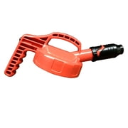 Oil Safe Stumpy Lid w/ 1 in Outlet - Red 100508 CA3
