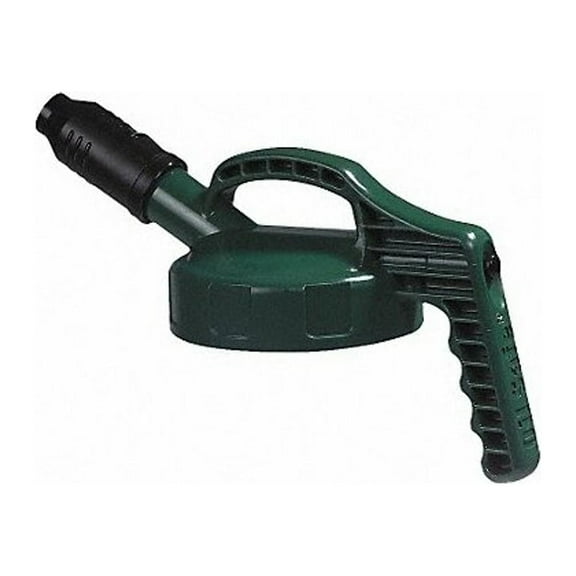 Oil Safe Stumpy Spout Lid,w/1 In Outlet,Dk Green 100503
