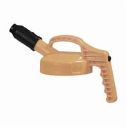 Oil Safe Stumpy Spout Lid,Tan,Plastic,8 1/4 in H 100500