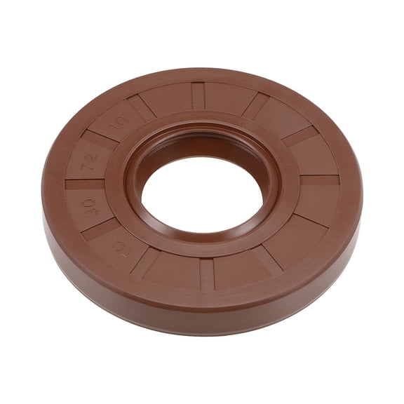 Oil Seal 30mm Inner Dia 72mm OD 10mm Thick Fluorine Rubber Double Lip Sealing