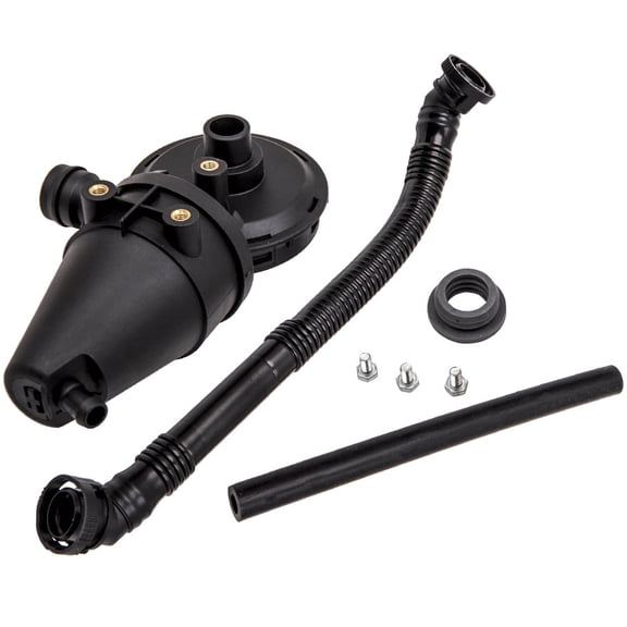 Oil Separator Valve & Breather Hose Kit for BMW E36 E39 Z3, Fits 323i 328i 528i M3 (1996-2000) with M52/S52 Engine - CCV Kit Replaces 11151703775, 11151703484
