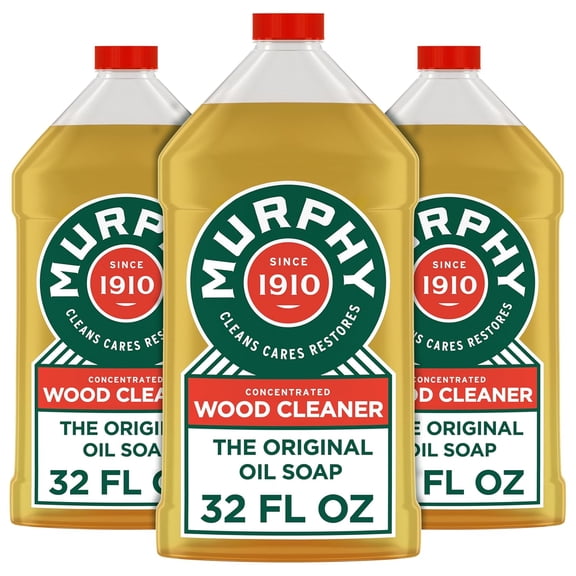Oil Soap Concentrated Formula, Wood Cleaner, No-Rinse Floor Cleaner, Citronella Oil Scent, 32 fl oz Bottle (3 Pack)