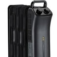 thumbnail image 1 of Oil Space Heater, Portable Radiator Heater with 7 Oil-Filled Fins for Indoor Use, 3 Heat Settings, tat, Tip-Over Protection, Manual Control, 1500W, Black, 1 of 5