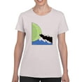 thumbnail image 1 of Oil Spills T-Shirt Women -Wilfred Hildonen Designs, Female 4X-Large, 1 of 4