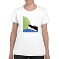 thumbnail image 1 of Oil Spills T-Shirt Women -Wilfred Hildonen Designs, Female XX-Large, 1 of 4
