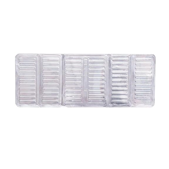 Oil Splash Guard for Gas Stove, 33 x 13 Inch Aluminum Foil Heat Resistant Shield for Kitchen Cooking, Grease Splatter Screen with Clear Packaging, Silver