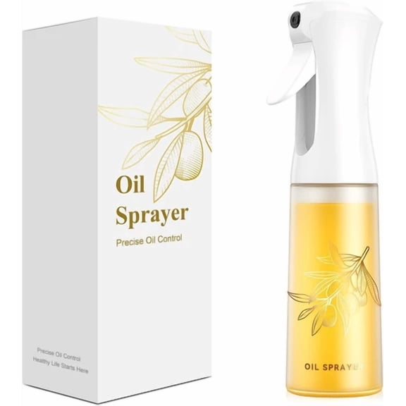 Oil Spray Bottle For Cooking 200Ml 6-3/4 Oz Glass Oil Spray Dispenser, Brand New