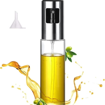 Oil Sprayer for Cooking,100ml Olive Oil Sprayer Mister,Oil Spray Bottle for Kitchen,Portable Kitchen Gadget for Air Fryer,Baking,Salad,Grilling,Roasting,Olive Oil Dispenser