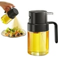thumbnail image 1 of Oil Sprayer for Cooking, 6.8 OZ/ 200 ML Premium Oil Spray Bottle for Kitchen, Food-grade Olive Oil Sprayer, Portable Oil Mister for Air Fryer, kitchen, Outdoor BBQ and Camping (Black), 1 of 14
