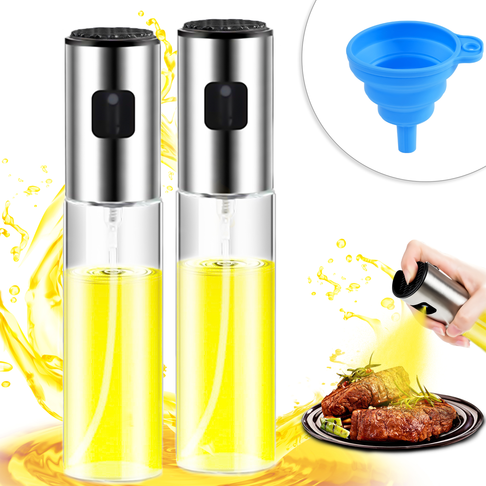 Oil Spritzer Mister for Air Fryer Olive Oil Sprayer for Cooking Canola