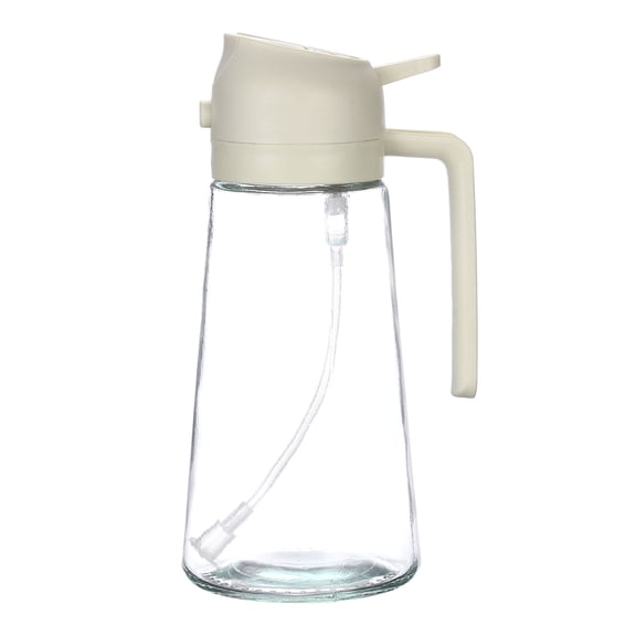Oil Sprayer for Cooking, 2 in 1 Olive Oil Sprayer Bottle, 20oz/600ml Glass Oil Sprayer & Dispenser for Cooking, Barbecue